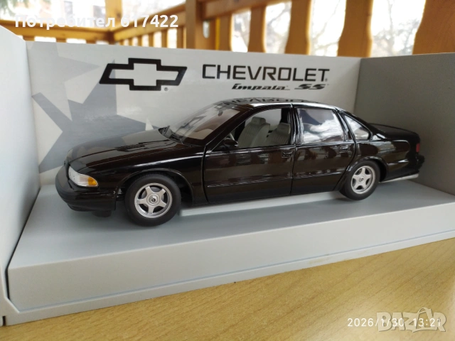 1:18 Метален модел на Chevrolet Impala SS 1996 - UT MODELS