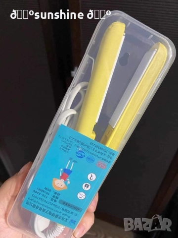 Мини преса за изправяне или за вафлички, снимка 2 - Преси за коса - 52997984