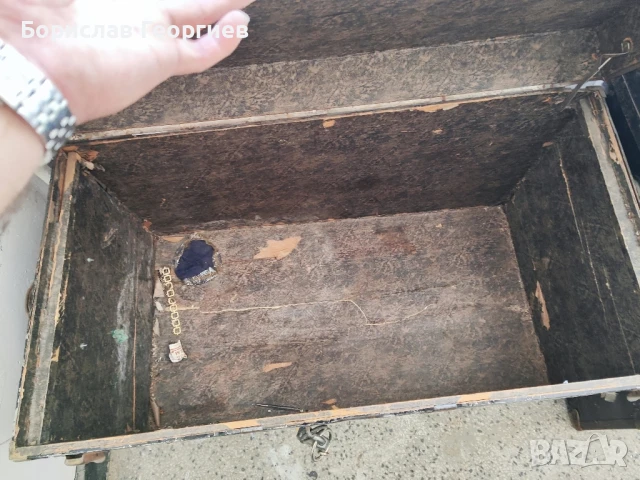 Стар сандък два броя, снимка 11 - Антикварни и старинни предмети - 50819975