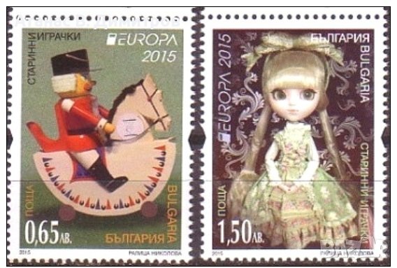 Чисти марки Европа СЕПТ   2015 от България