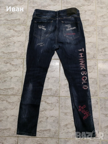 Дънки Zara -размер 34 , снимка 4 - Дънки - 51908947