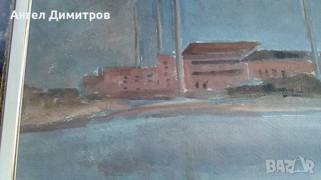 Георги Божилов Слона 1961 г маслена картина , снимка 8 - Картини - 41551078