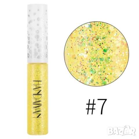 Блестяща брокатена очна линия с четка , снимка 4 - Други - 51802206