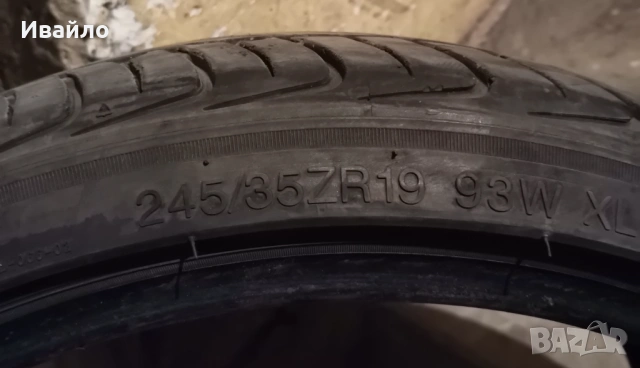 Продавам 4 броя Летни Гуми спорт пакет 275.30.19 и 245.35.19 дот 2021 , снимка 6 - Гуми и джанти - 53422342