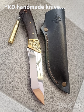Ръчно изработен ловен нож от марка KD handmade knives ловни ножове 