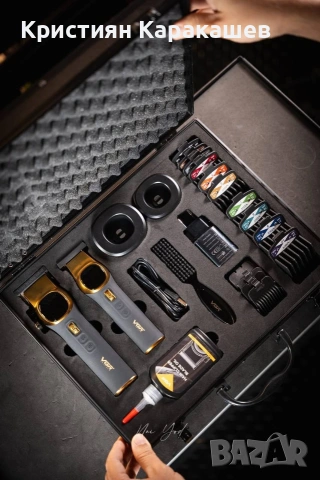 Професионални машинки за подстригване Vgr 885 за мъже комплект от 2 броя.