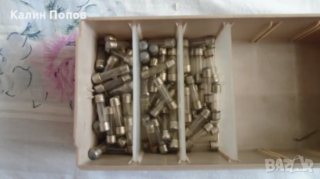  Предпазител стъклен 5х20mm, 1А и 1,25А  250VAC