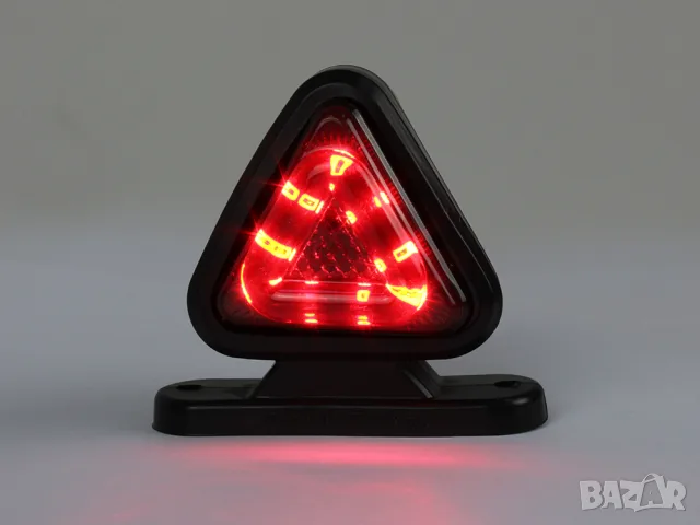 LED габарит рогче 18 LED 70 mm 12-24V червен, снимка 3 - Аксесоари и консумативи - 55868863