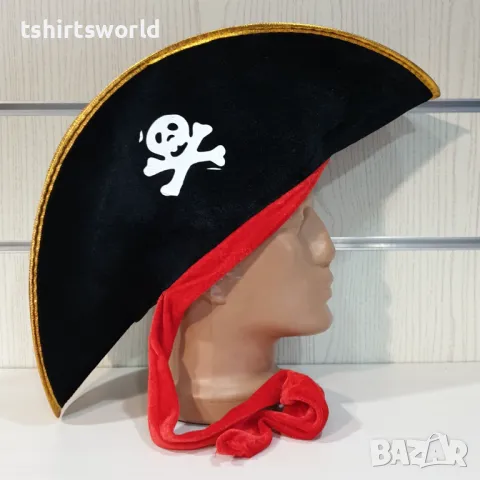 Нова пиратска карнавална шапка с Череп, снимка 4 - Шапки - 47366968