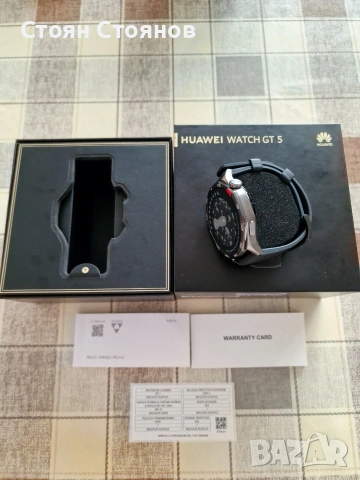 Чисто нов Huawei Watch GT 5 46mm, снимка 4 - Смарт часовници - 53823845