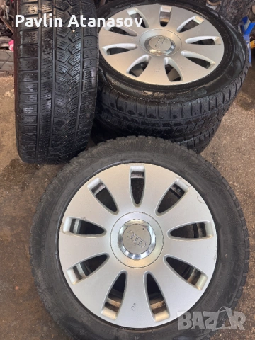 Джанти с гуми 215/55/16, снимка 7 - Гуми и джанти - 53087130