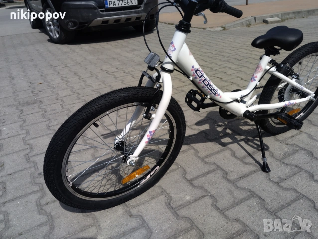 CROSS Велосипед 20" ALISSA бял, снимка 7 - Велосипеди - 53559927