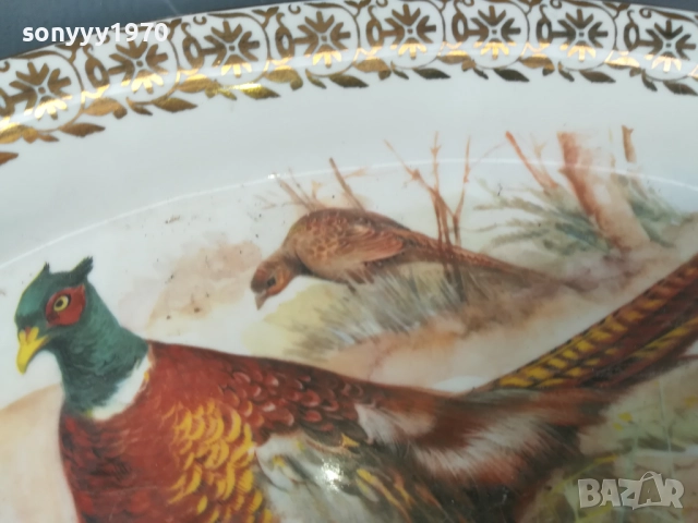 ГОЛЯМА ПОРЦЕЛАНОВА ЧИНИЯ С ФАЗАН 0909251142LCHERY, снимка 14 - Антикварни и старинни предмети - 51651529