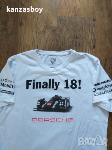 porsche driver's selection finally 18 - страхотна фенска тениска КАТО НОВА, снимка 3 - Тениски - 40901251