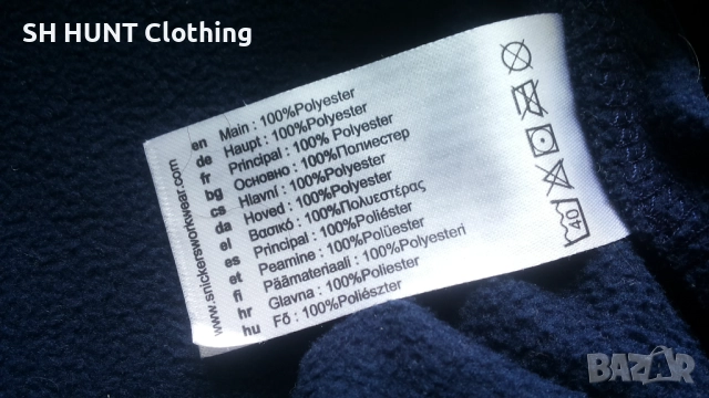 Snickers 8059 Allround Work Full-Zip Fleece Jacket размер M работна горница W4-435, снимка 17 - Суичъри - 52092350