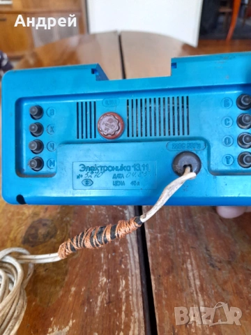 Стар настолен часовник Електроника 13.11, снимка 5 - Антикварни и старинни предмети - 53786434