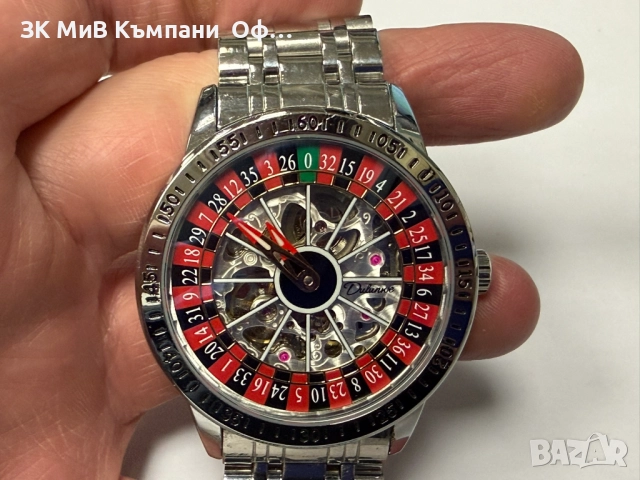 Автоматичен часовник "Рулетка" - Silver Royale Valerio Pianna 