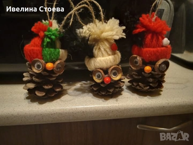 Коледни играчки и сурвачки , снимка 13 - Декорация за дома - 52865970