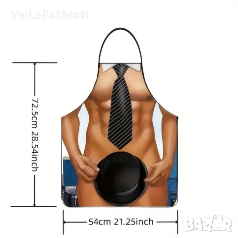 Нова забавна готварска престилка Джентълмен, снимка 2 - Подаръци за мъже - 51373066