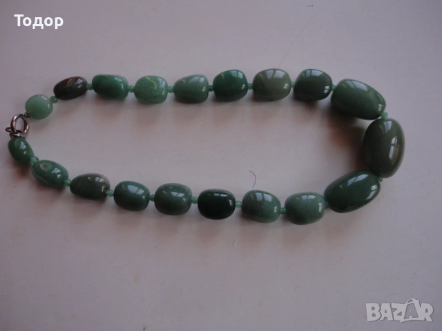 Страхотно колие гердан авантюрин , снимка 4 - Колиета, медальони, синджири - 52849609