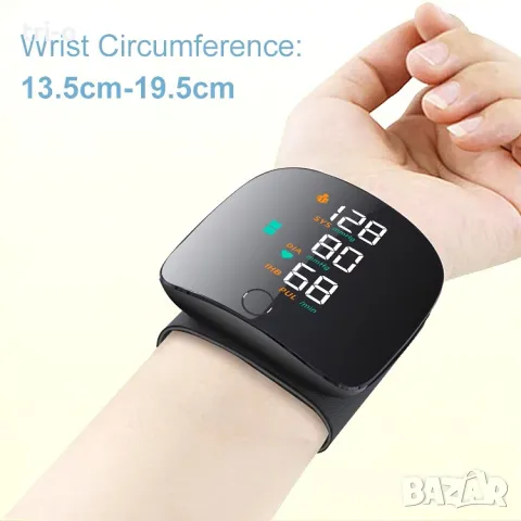 Акумулаторен апарат за кръвно налягане на китката, снимка 3 - Уреди за диагностика - 47467799