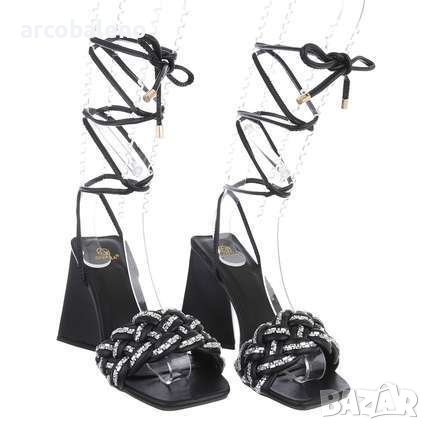 Дамски сандали на висок ток, 3цвята , снимка 9 - Сандали - 40442533