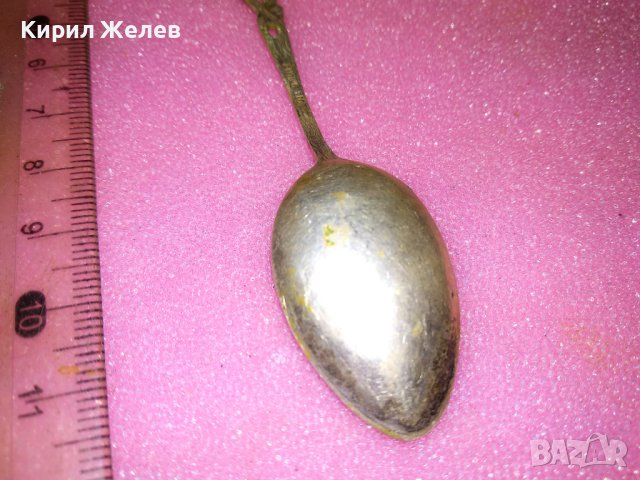ANTIKO СТАРА НЕМСКА ФЛОРАЛНА КОЛЕКЦИОНЕРСКА СРЕБЪРНА ЛЪЖИЧКА За КАФЕ СРЕБРО 800 ПРОБА 42982, снимка 11 - Колекции - 44376221