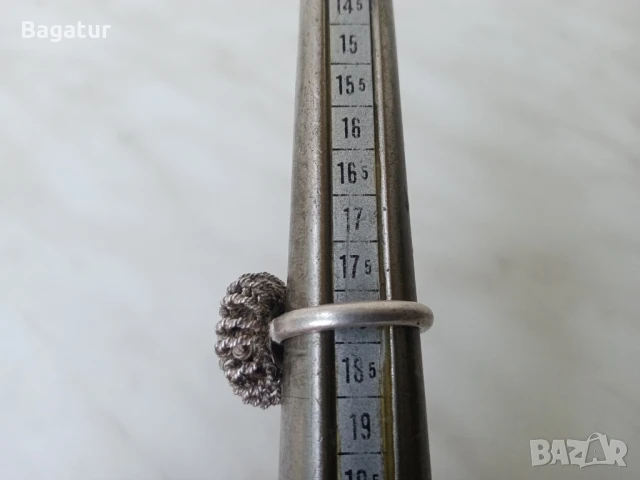 Възрожденски пръстени,лот,филигран,сачан,сребро,накит, снимка 5 - Антикварни и старинни предмети - 51007919