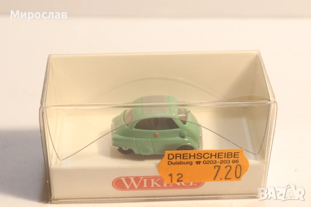 WIKING H0 1/87 BMW ISETTA МОДЕЛ КОЛИЧКА, снимка 2 - Колекции - 53539384