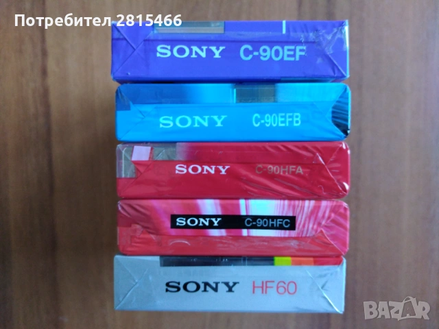 Лот 5бр. НОВИ аудио касети/ касетки SONY, снимка 16 - Декове - 47988067