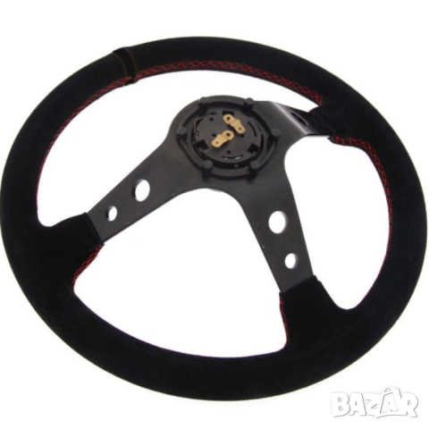 Спортен волан велур Type R drag drift tuning, снимка 5 - Аксесоари и консумативи - 44742091
