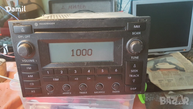 плеър,CD vw RCD200 (passat b5.5,golf 4 след 2002, шаран) , снимка 6 - Части - 44500555