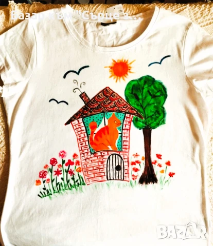 Рисувани чадъри и тениски, снимка 12 - Тениски - 50957473