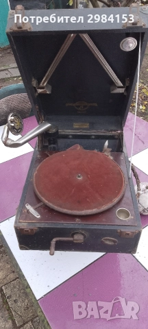старинен грамофон, снимка 3 - Грамофони - 52879187