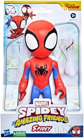 Нова играчка Marvel Spidey 22.5см суперразмерна фигура с уеб аксесоар, 3+, снимка 2 - Други - 53524722