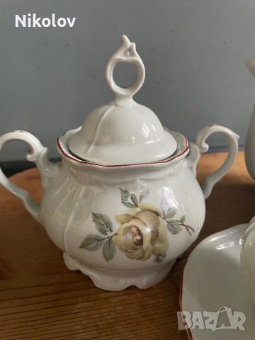 Български порцелан троен сет, снимка 3 - Други - 40609422