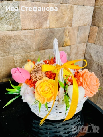 Ароматизиран букет от соев восък  “Пролет” 