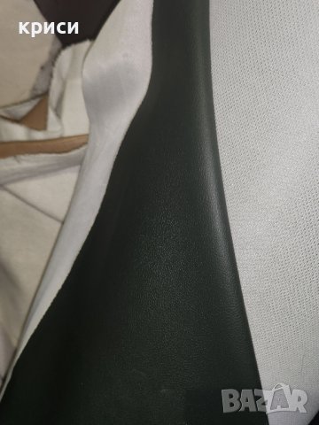 Изкуствена кожа за тапицерия тъмно зелена, снимка 3 - Платове и дамаски - 42417538
