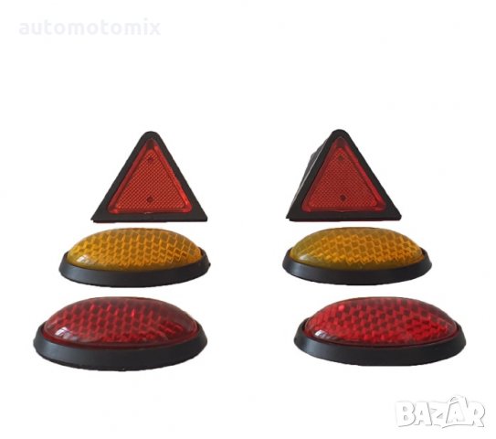 СВЕТЛООТРАЗИТЕЛИ ЗА КОЛА 6ЧАСТИ - 2301