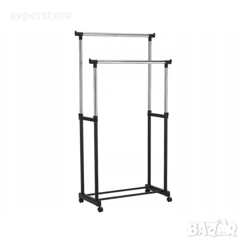 Закачалка, щендер за дрехи и обувки  Digital One SP01061, за Антре, двойна метална закачалка, щендер, снимка 5 - Закачалки - 49586678