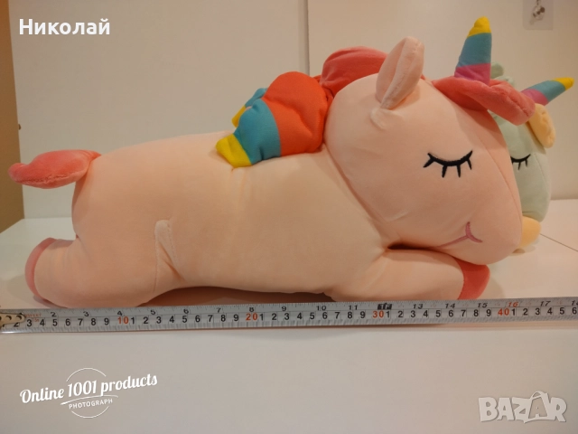 Коледни промоции! - Спящ плюшен еднорог., снимка 2 - Плюшени играчки - 52756461