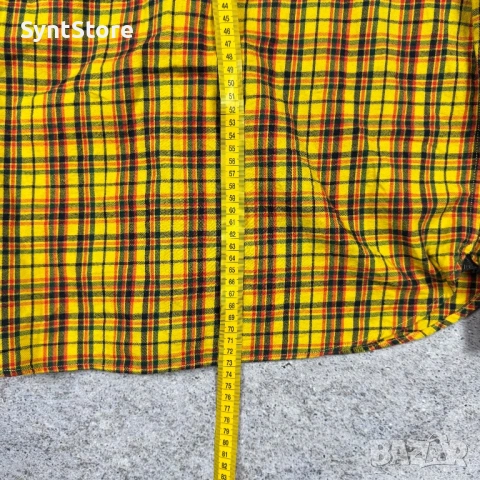 Мъжка риза Scotch & Soda Amsterdam Blauw – Жълто каре (Размер M), снимка 10 - Ризи - 53343505