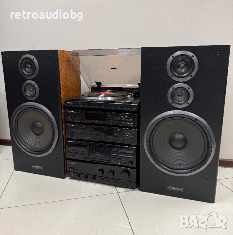 🔊Ретро аудио система сет PIONEER - усилвател, дек, cd, тунер, грамофон и тонколони🔊, снимка 1