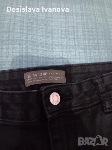Продавам дамски черни дънки , снимка 4 - Дънки - 52922734