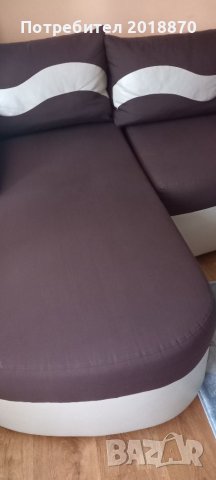 Ъглов диван с лежанка запазен, снимка 7 - Дивани и мека мебел - 41097594