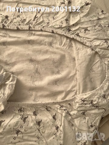 Обиколник за легло и чаршаф с ластик, снимка 8 - Спално бельо и завивки - 42492656