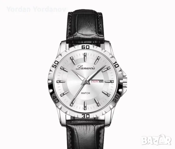 Елегантен кварцов часовник, снимка 2 - Мъжки - 56002006