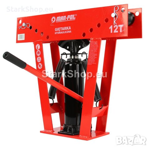 Хидравличен тръбогиб с 6 броя накрайници 12 ТОНА Mar-Pol, снимка 2 - Други инструменти - 40377571