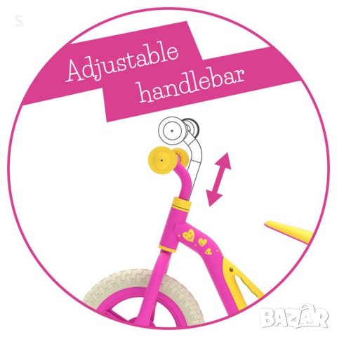 Колело за балансиране Chillafish Charlie - Розово, снимка 9 - Детски велосипеди, триколки и коли - 41392749