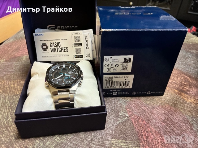 Casio Edifice ECB-950DB, снимка 9 - Мъжки - 53619983